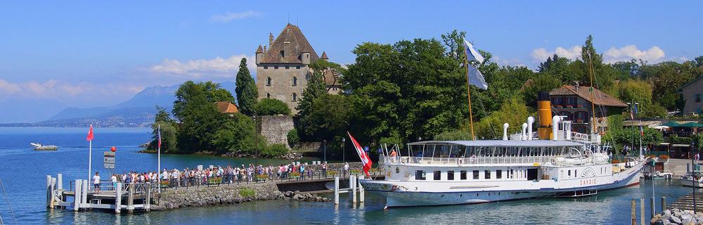 Croisière CGN sur le Léman vers la Cité médiévale d'Yvoire