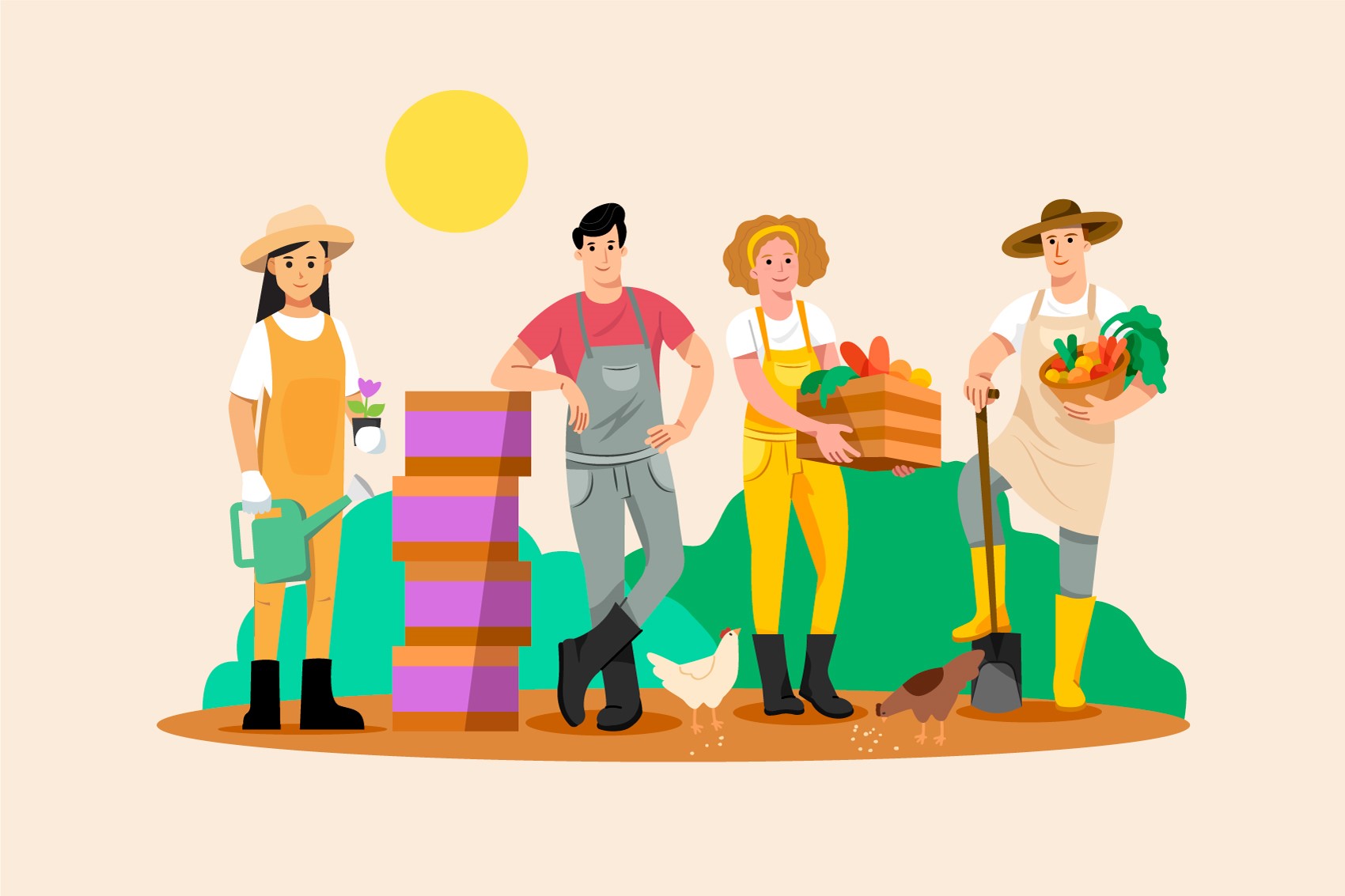 Le potager de l'Arnoult