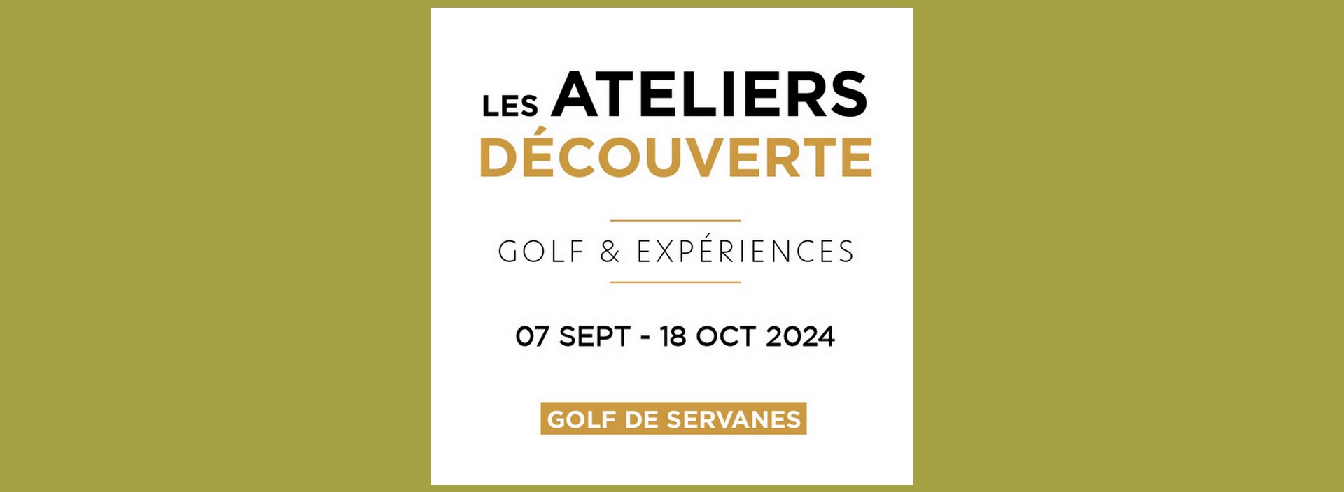 Journée découverte Golf & Expériences Golf de Servanes Mouriès