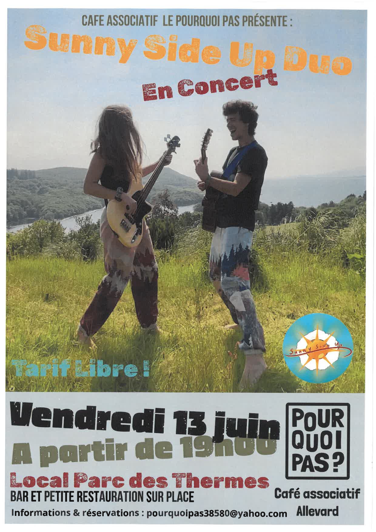Sunny Side Up duo en concert_Allevard