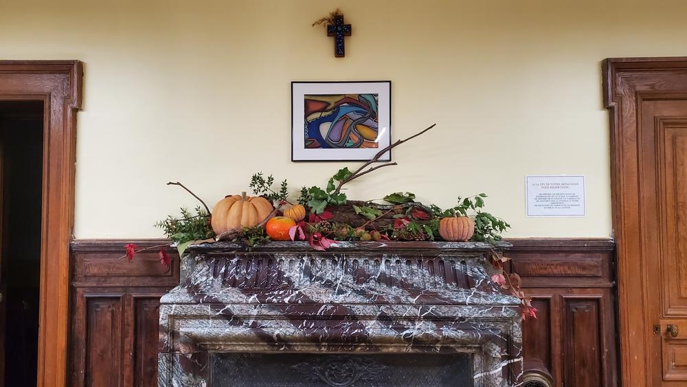 Déco d'automne à la salle à manger