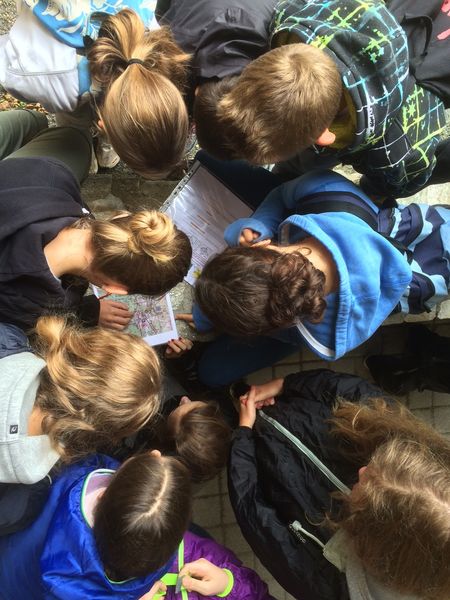 Parcours d'orientation enfant