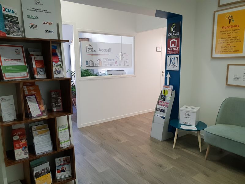 Intérieur de la Maison de l'habitat