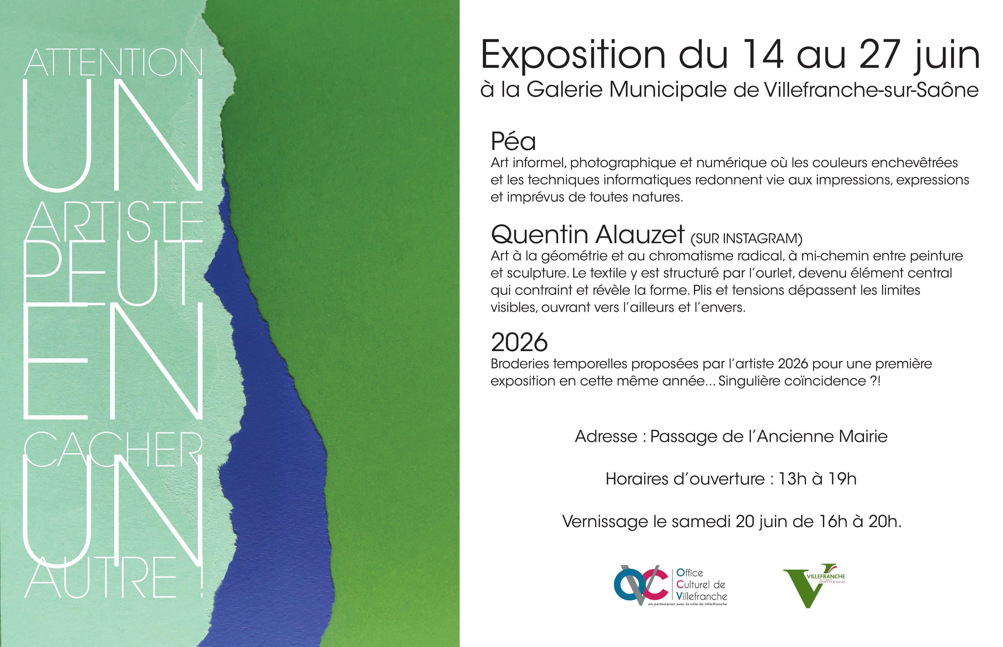 Flyer d'exposition
