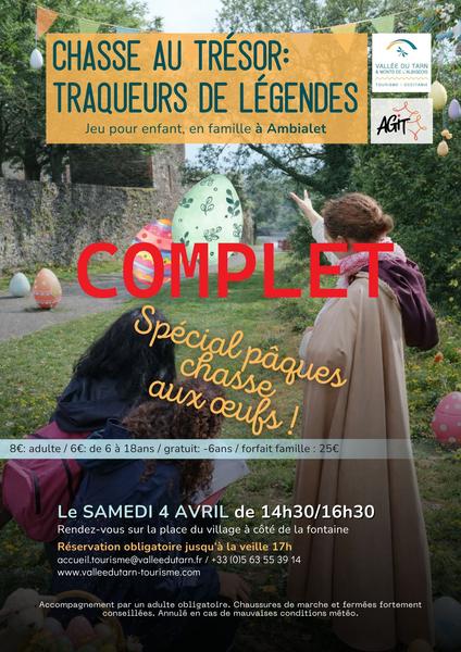 Chasse au trésor spéciale Pâques à Ambialet - COMPLET