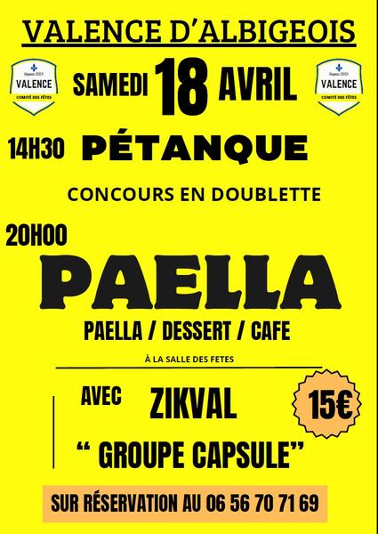 Pétanque & paella