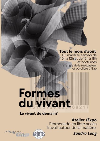 Atelier éphémère Formes du vivant