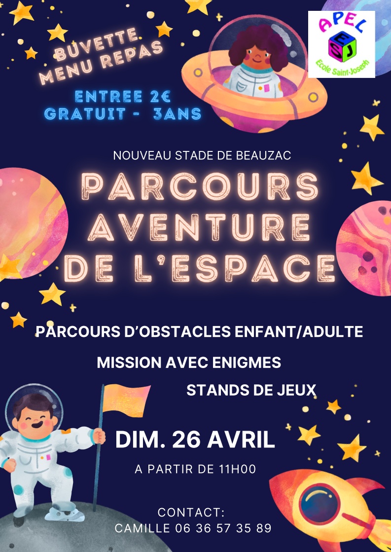 Parcours aventure de l'Espace