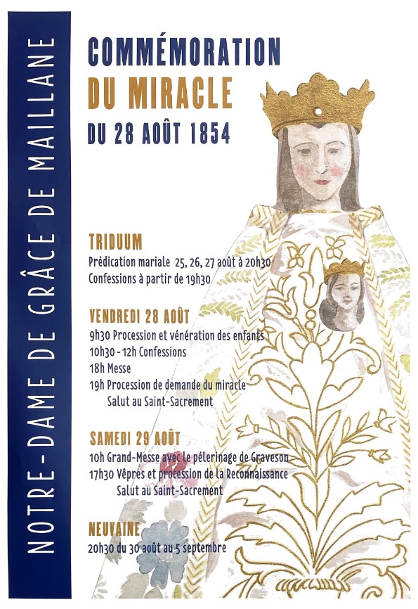 Commémoration du Miracle de Notre-Dame de Grâce
