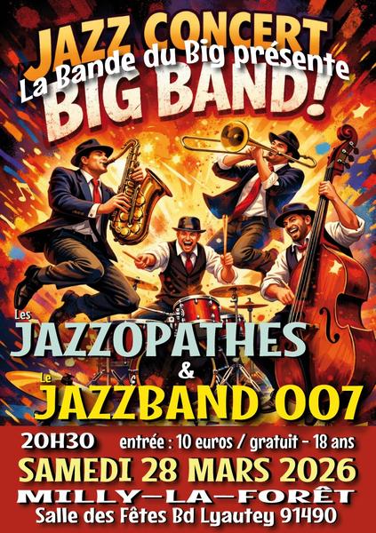 Jazz concert Big Band_Milly-la-Forêt