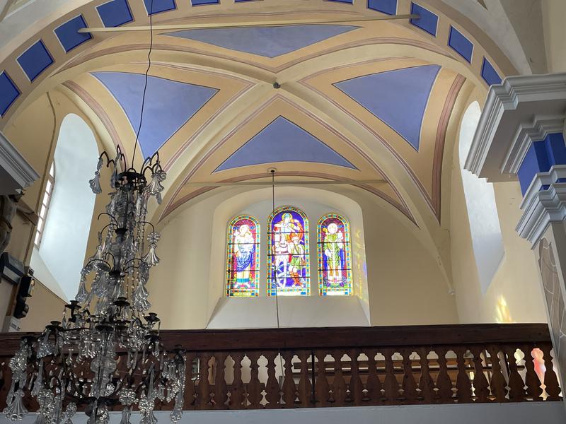 Intérieur chapelle Villemartin sur la boucle des hameaux - Bozel