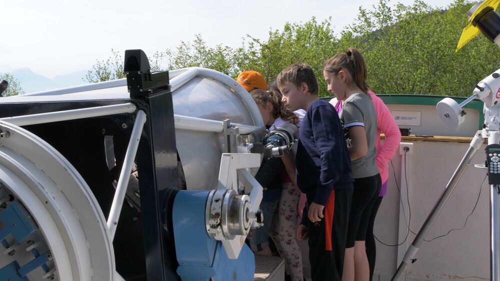 Télescope enfants - Observatoire de la Lèbe