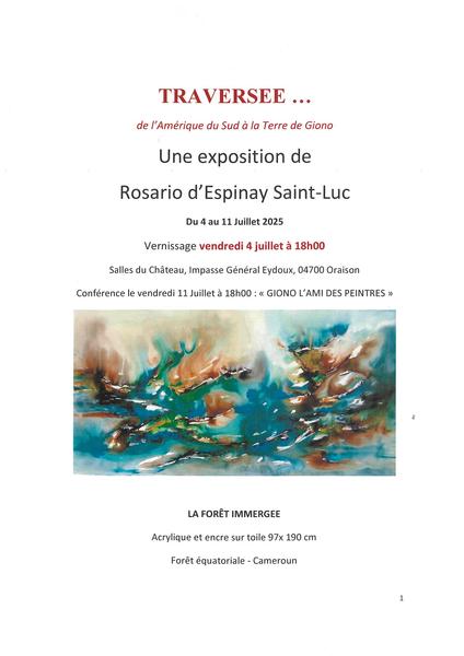 Conférence "Giono l'Ami des peintres"