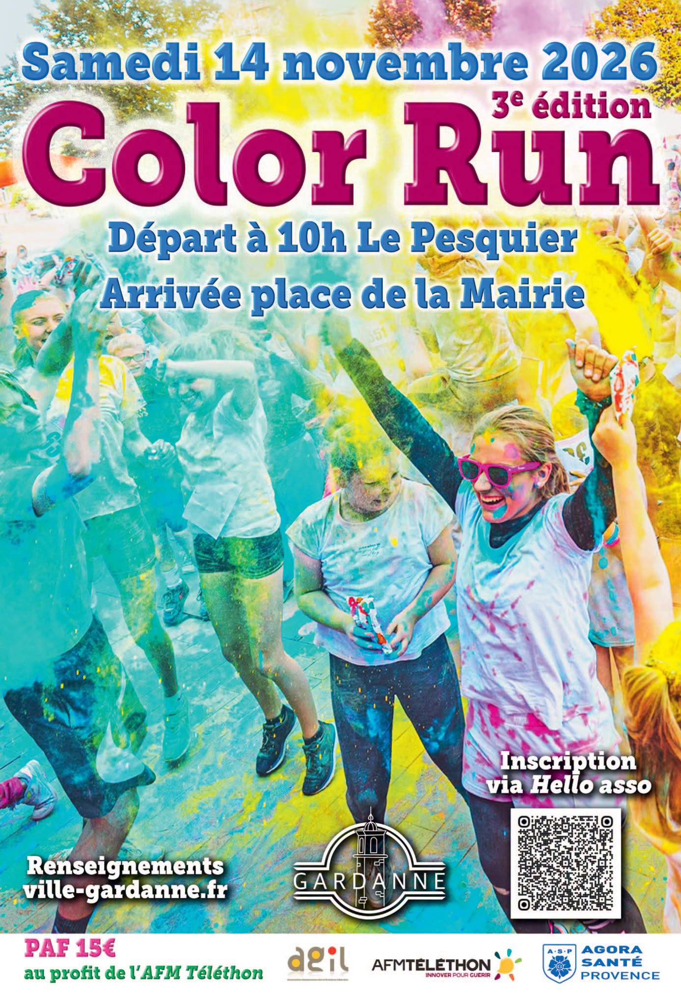Color Run au profit du Téléthon