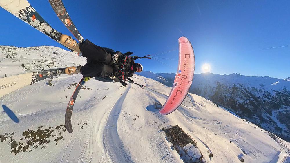 Vol acrobatique en parapente biplace