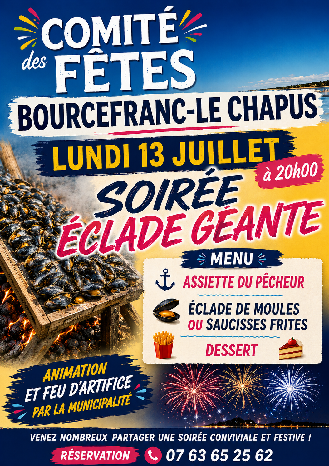 Eclade géante du comité des fêtes