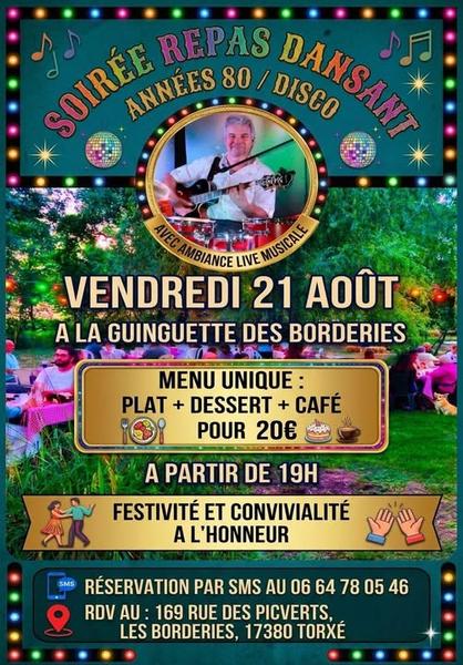 Soirée dansante à la guinguette des Borderies
