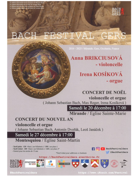Bach Festival Gers - concert de Noël_Mirande
