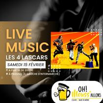 Concert rock des 4 Lascars à  Oh ! Mouss'Aillons_Arandon-Passins