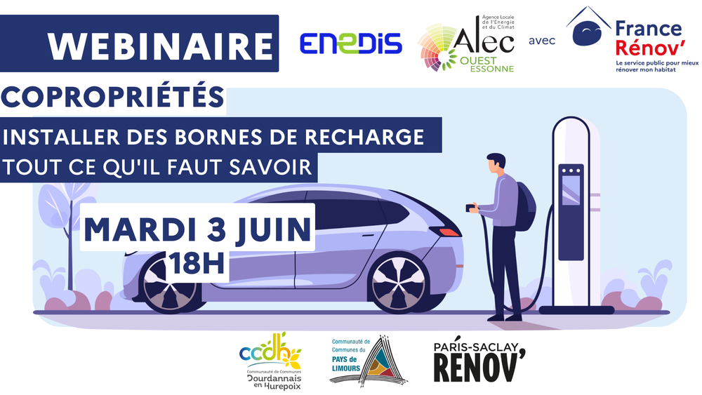 Webinaire à destination des copropriétés : tout savoir sur l’installation de  bornes de recharge pour véhicule électrique