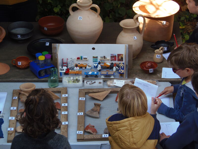 Visite guidée spéciale enfant Hyères almanarre site archéologique
