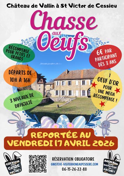 Chasse aux œufs au château de Vallin