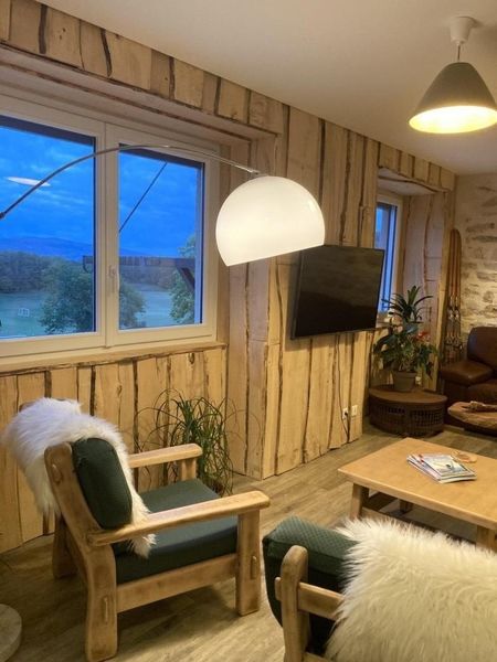 salon style montagne au relais ville vieille