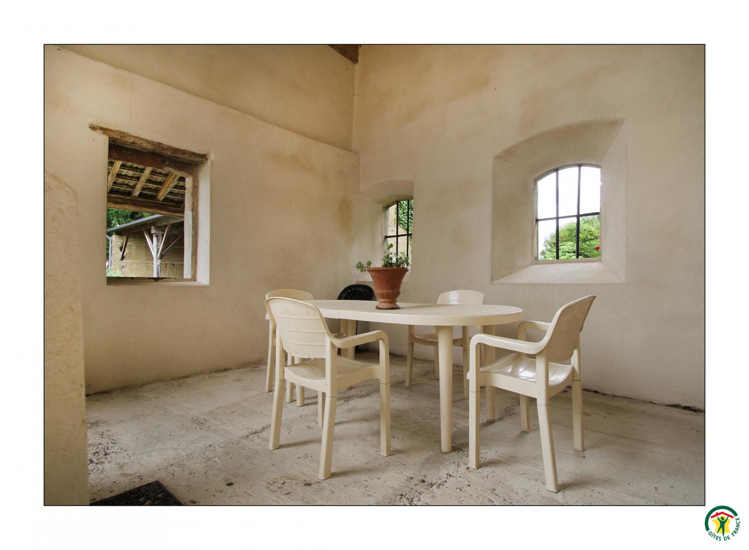 Terrasse abritée