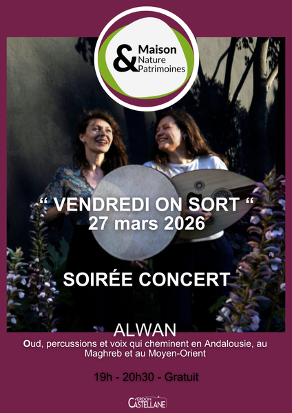 Vendredi on sort - Concert Duo Alowan_Castellane