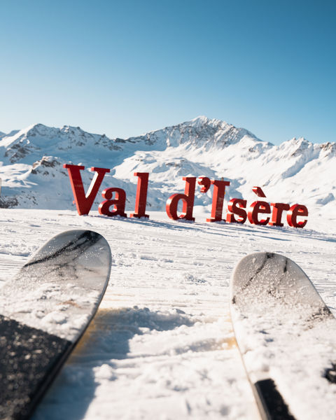 Lettres Val d'Isère au sommet de Grand-Pré