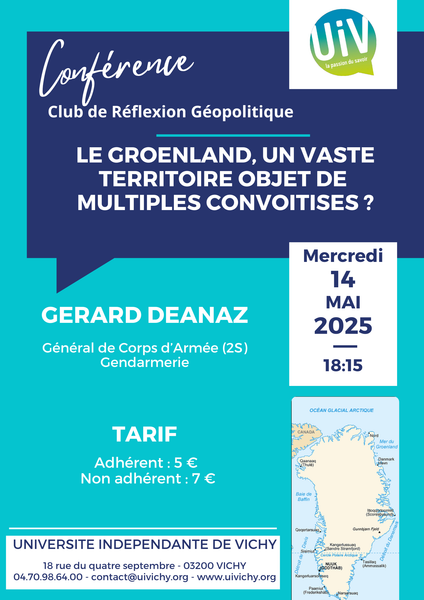 Conférence : Le Groenland, un vaste territoire objet de multiples convoitises ?