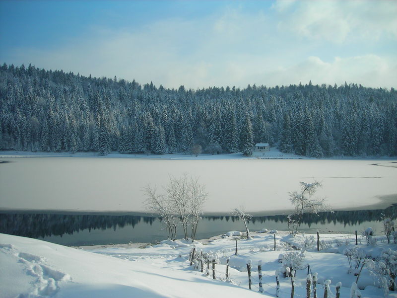 le lac gelé