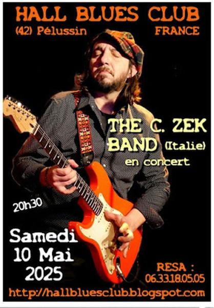 Concert "The Chris Zek Band (Italie) " - Hall Blues Club_Pélussin