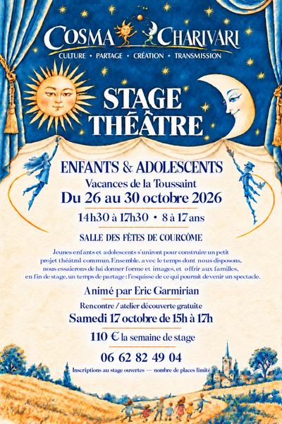 Stage théâtre pour enfants et adolescents