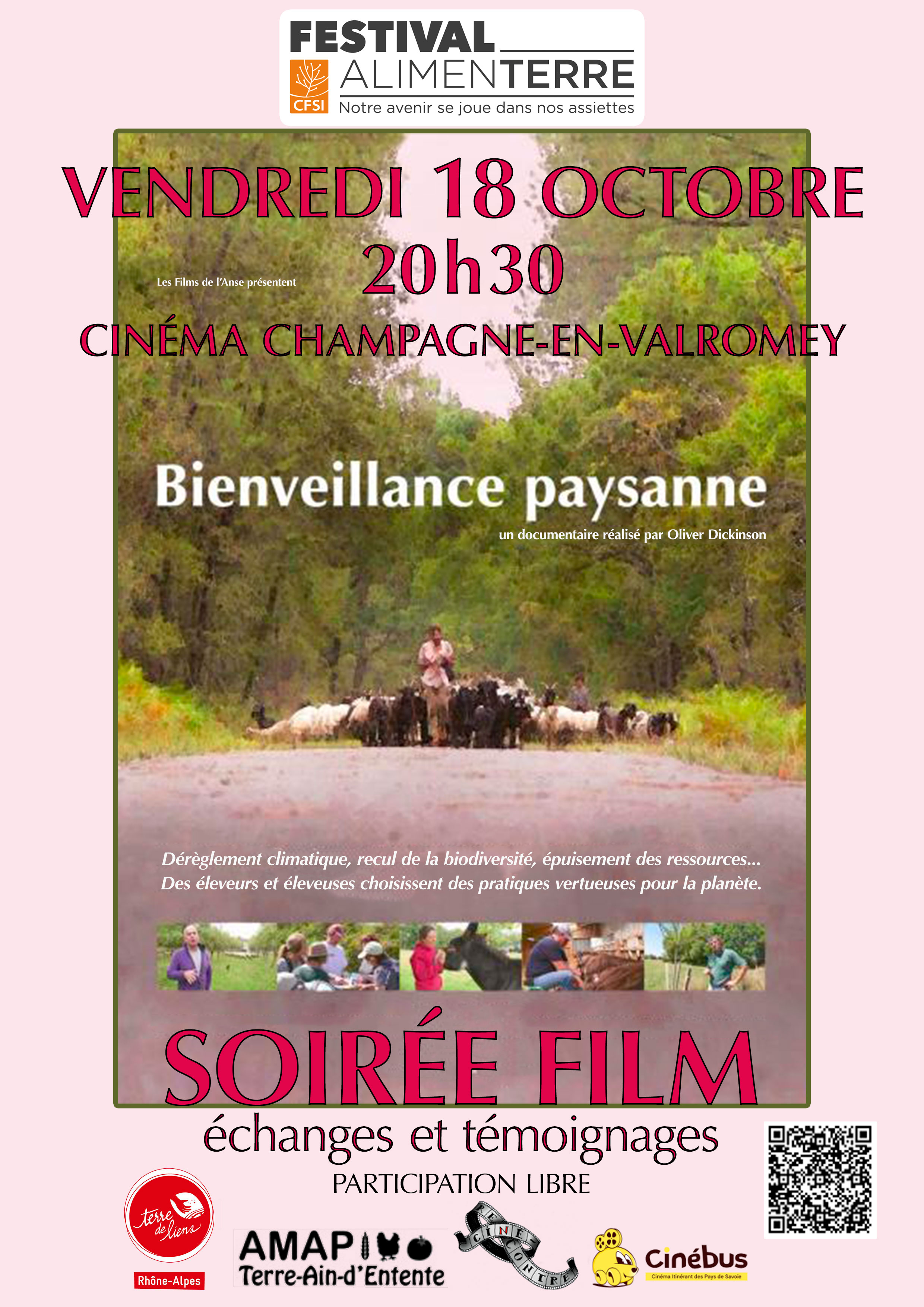 Projection du documentaire "Bienveillance paysanne"