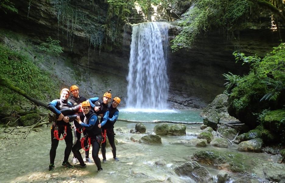 Canyoning dans l'Ain