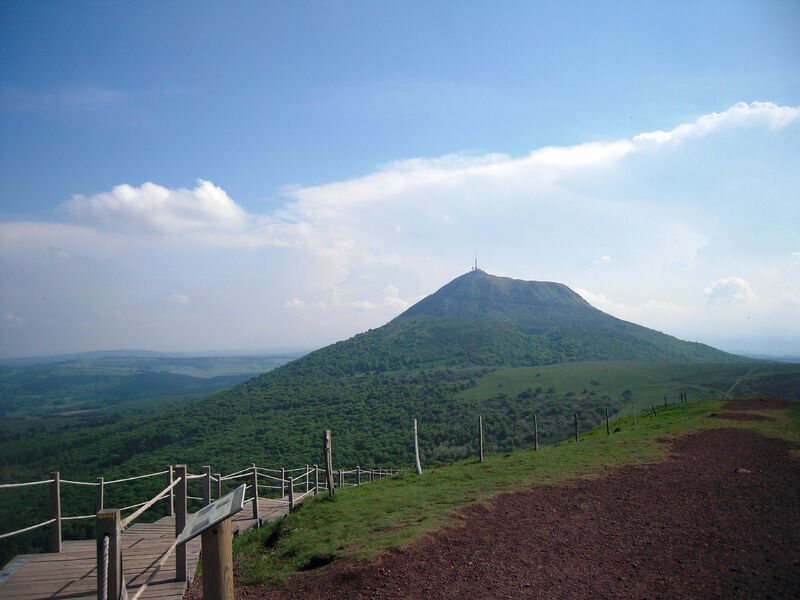 Vue sur le puy de Dôme