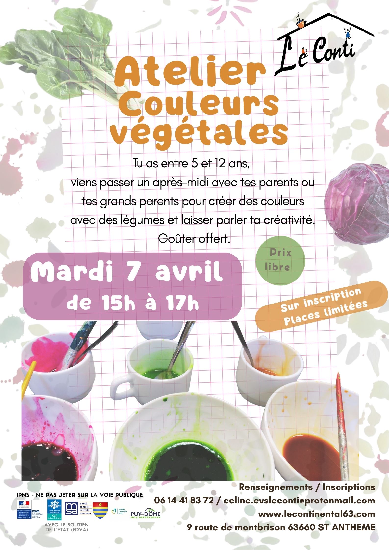 Atelier Couleurs végétales // Saint-Anthème