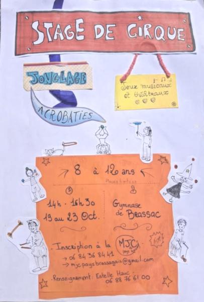Stage de cirque pour enfants
