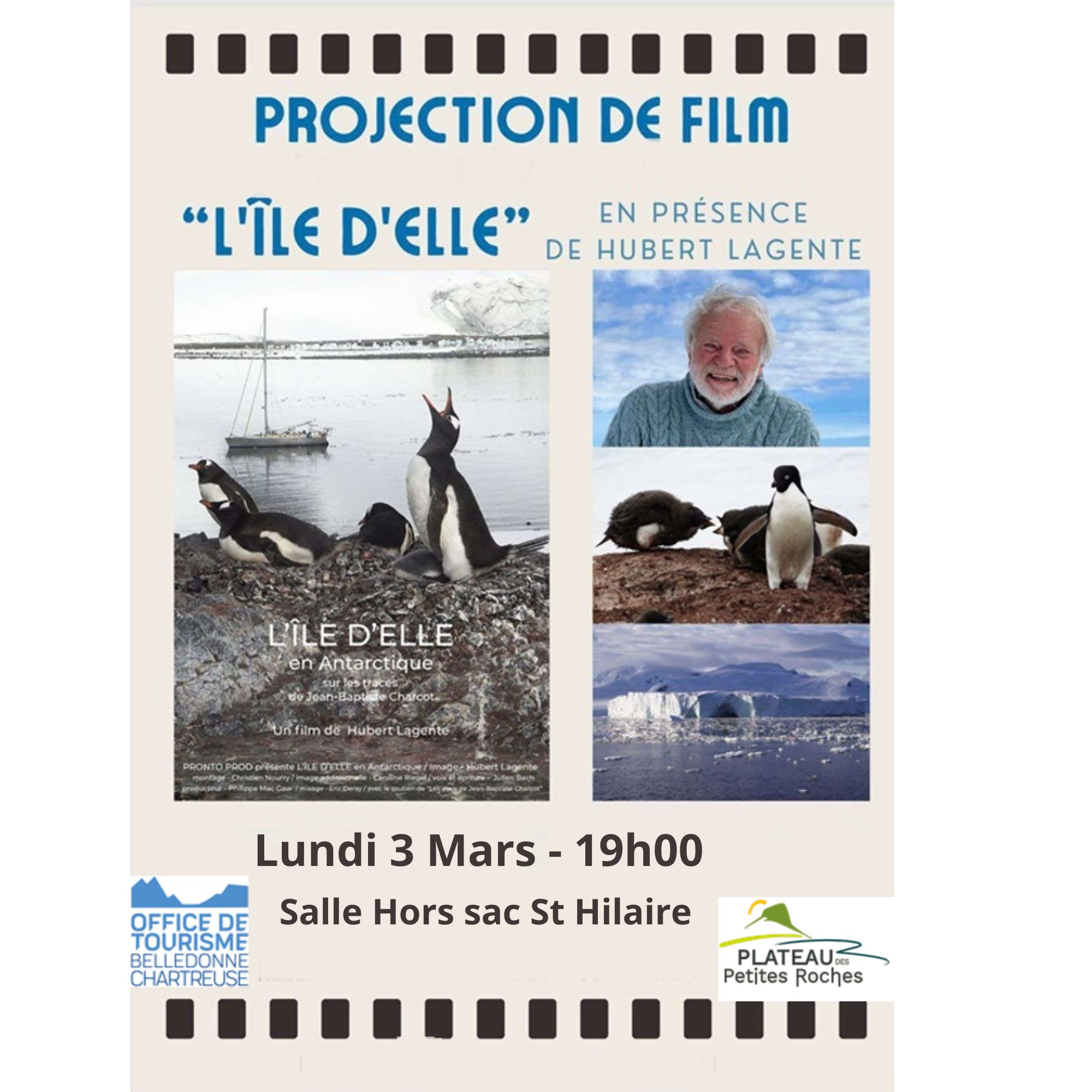 Projection film 'l'île d'Elle' en présence de Hubert Lagente_Plateau des Petite…