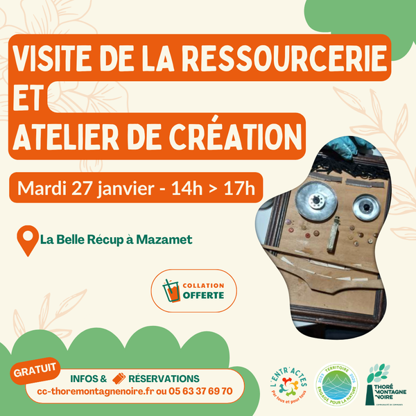 Visite de la Belle Récup et atelier de création