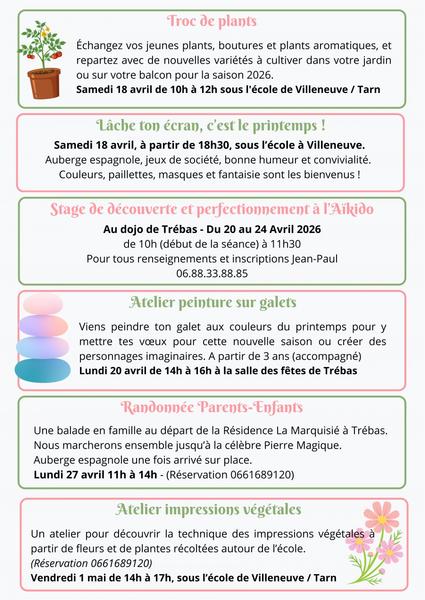 Atelier impressions végétales