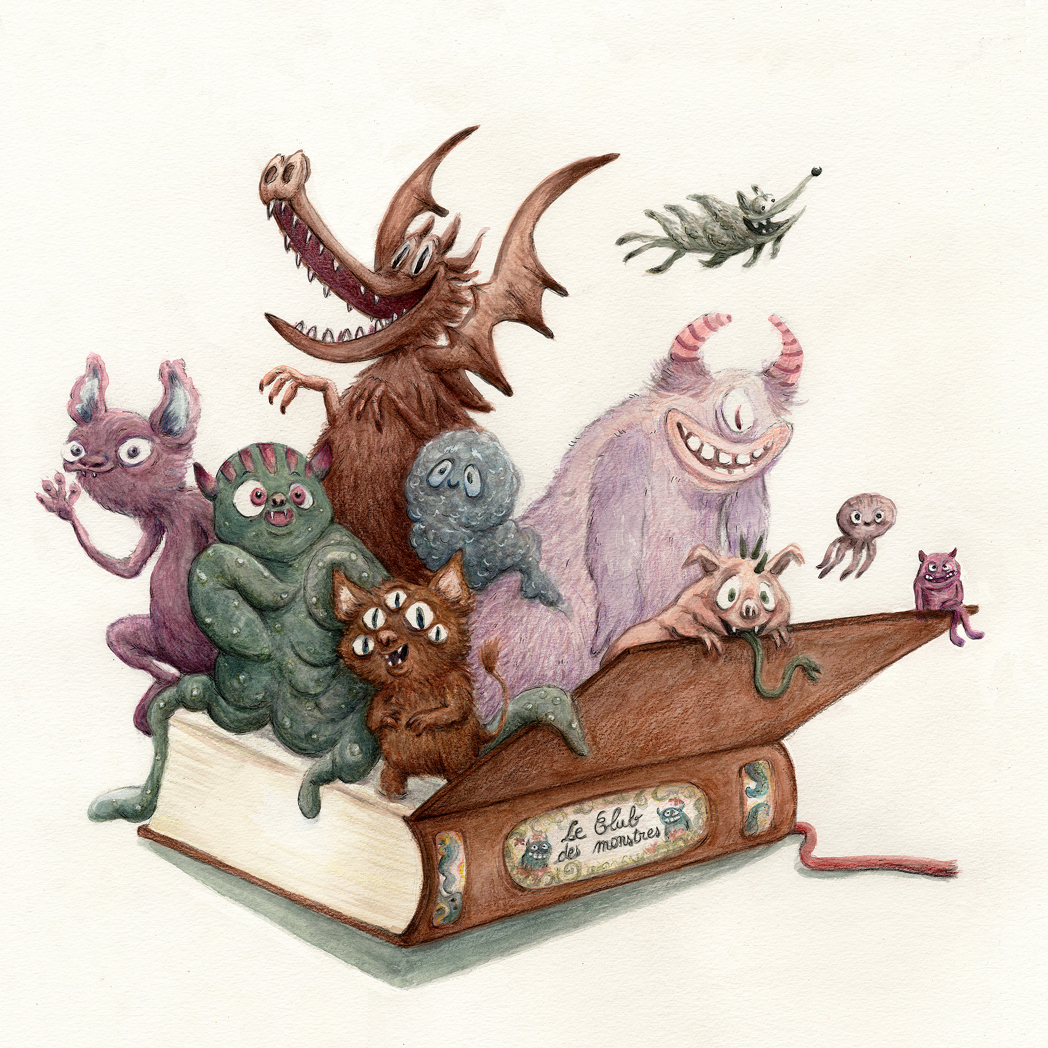 Atelier illustration de monstres avec Jessie Désolée