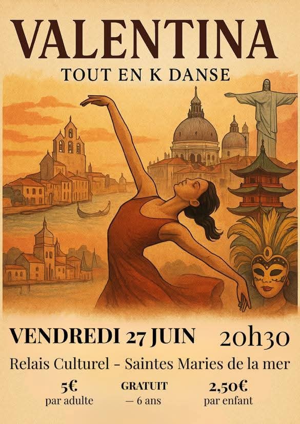 Gala de fin d’année de l’association Tout En K Danse “Valentina”