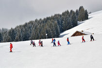 Cours de ski sur le domaine skiable de l'Essert