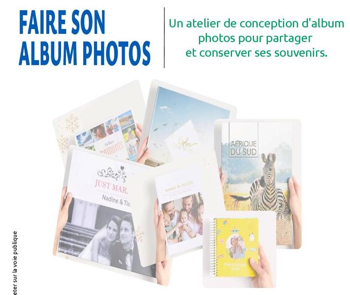 - © Centre social Emile Meurier Veynes Atelier 'Venez créer votre album photos'_Veynes - © Centre social Emile Meurier Veynes