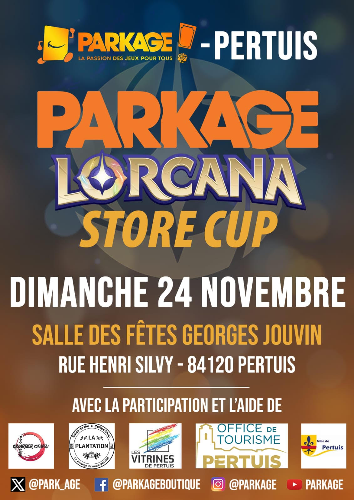 PARKAGE LORCANA STORE CUP