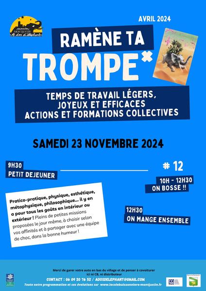 RTT(ramène ta trompe) Repas bénévole Le 23 nov 2024