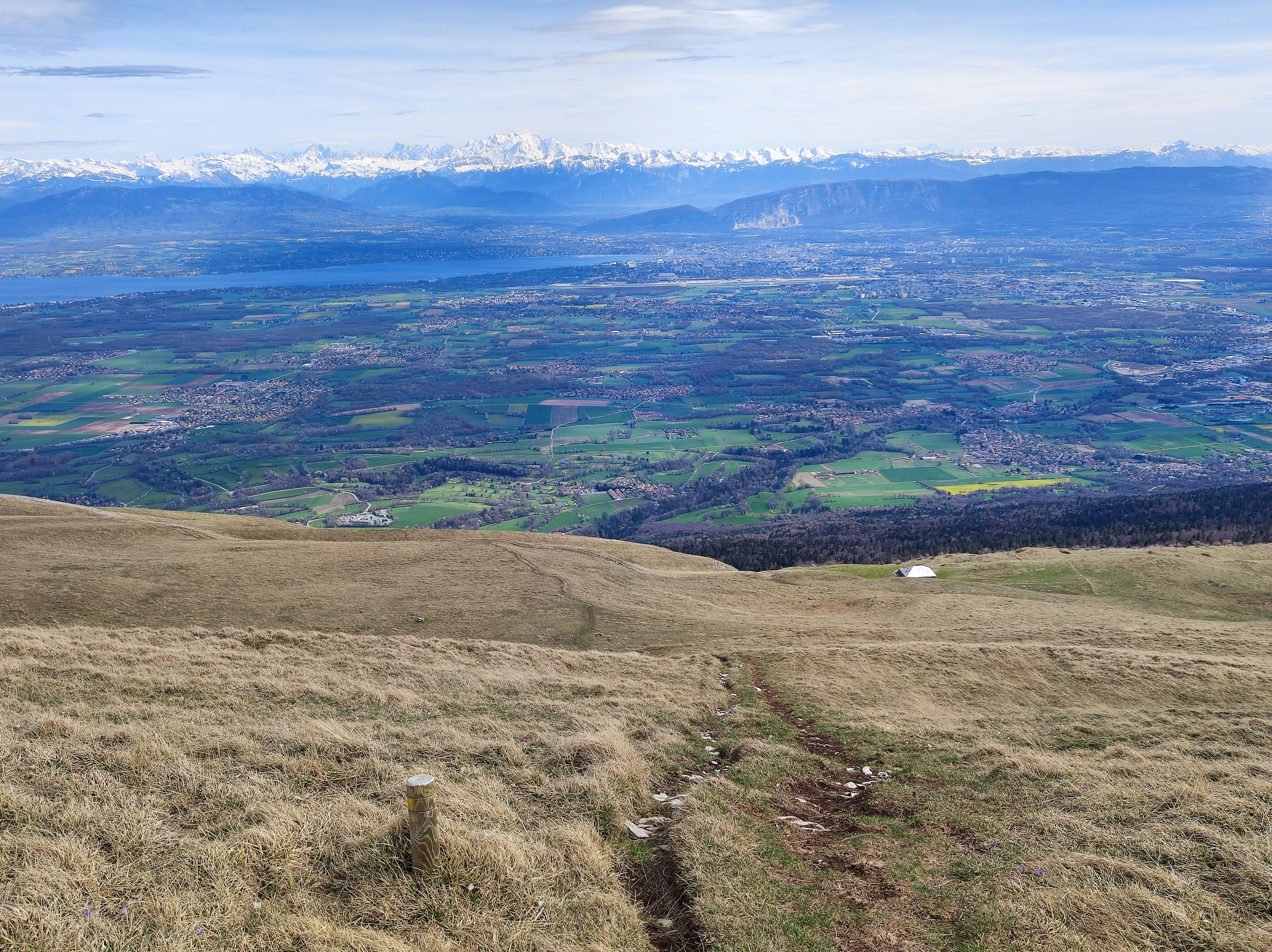 Vue sur le Mont Blanc