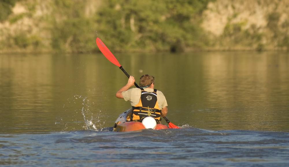 Canoë sur le lac de l'Escale - Durance nautique